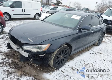 2015 Audi A6 2.0T Premium z USA, uszkodzony, nr VIN WAUGFAFC2FN027276